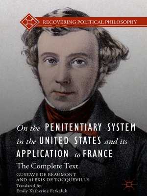 cover image of On the Penitentiary System in the United States and its Application to France
